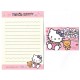 Ano 2012. Kit 2 Conjuntos de Mini-Papel de carta Hello Kitty Cup Sanrio