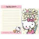 Ano 2012. Kit 2 Conjuntos de Mini-Papel de carta Hello Kitty Cup Sanrio