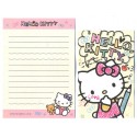 Ano 2013. Kit 2 Conjuntos de Mini-Papel de carta Hello Kitty CAS Sanrio