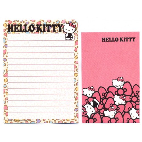 Ano 2013. Kit 2 Conjuntos de Mini-Papel de carta Hello Kitty Sanrio