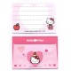 Ano 2009. Conjunto de Mini-Papel de Carta Hello Kitty CBR2 Sanrio