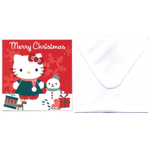 Ano 2013. Notecard Christmas Hello Kitty CVM Sanrio