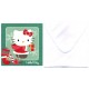 Ano 2013. Notecard Christmas Hello Kitty CVD Sanrio