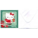 Ano 2013. Notecard Christmas Hello Kitty CVD Sanrio