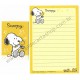 Conjunto de Mini-Papel de Carta SNOOPY NICE CAM Peanuts