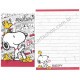 Kit 2 Conjuntos de Mini-Papel de Carta SNOOPY NICE Peanuts