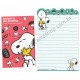 Kit 2 Conjuntos de Mini-Papéis de Carta SNOOPY Superstar Peanuts