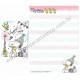 Kit 2 Conjuntos de Mini-Papéis de Carta SNOOPY Enjoy Peanuts