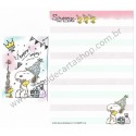 Kit 2 Conjuntos de Mini-Papéis de Carta SNOOPY Enjoy Peanuts