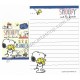 Kit 2 Conjuntos Mini-Papel de Carta SNOOPY & Woodstock Peanuts