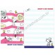 Conjunto de Mini-Papel de Carta SNOOPY & Friends CRS Peanuts