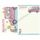 Kit 2 Conjuntos de Mini-Papel de Carta SNOOPY & Girlfriends Peanuts