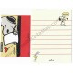 Conjunto de Mini Papel de Carta Snoopy and Love Letter