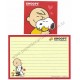 Conjunto de Papel de Carta Pequeno Snoopy Full Of Compassion Peanuts