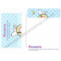 Conjunto de Papel de Carta Pequeno Snoopy Rainbow Peanuts