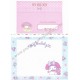 Ano 2018. Kit 3 Conjuntos de Papel de Carta My Melody Sanrio