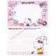 Ano 2018. Kit 3 Conjuntos de Papel de Carta Hello Kitty Sanrio