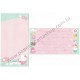 Ano 2018. Conjunto de Papel de Carta P Hello Kitty & Sanrio Characters