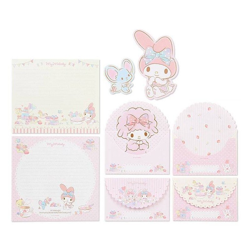 Ano 2016. Kit 2 Conjuntos de Papel de Carta My Melody Sanrio