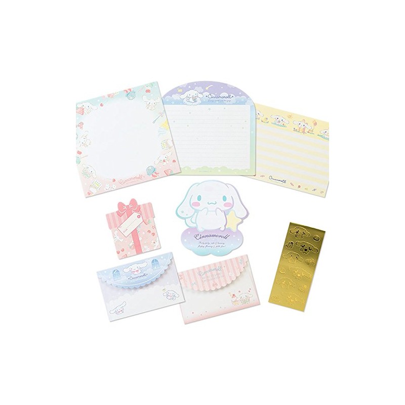 Ano 2017. Kit 2 Conjuntos de Papel de Carta Cinnamoroll Sanrio