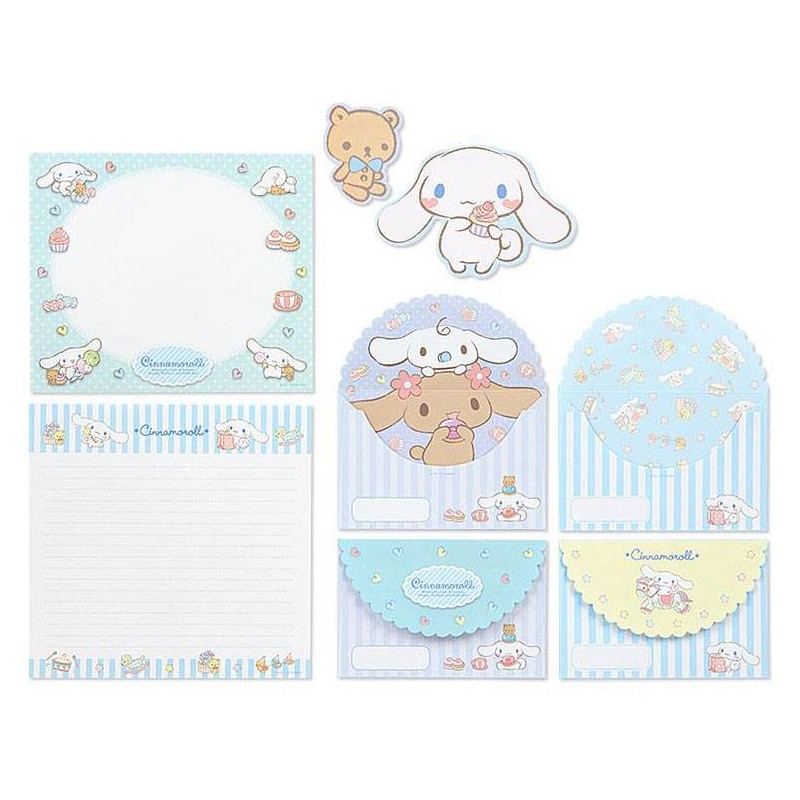 Ano 2016. Kit 2 Conjuntos de Papel de Carta Cinnamoroll Sanrio