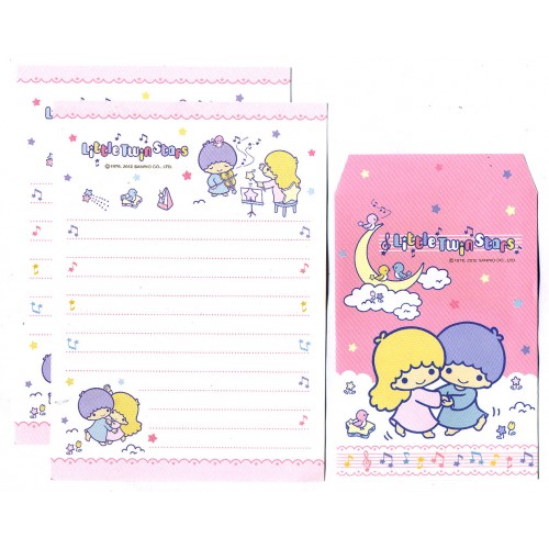 Ano 2012. Conjunto de Papel de Carta P Little Twin Stars Sanrio