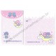 Ano 2014. Conjunto de MINI-Papel de Carta Little Twin Stars Ribbon Sanrio