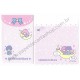 Ano 2014. Conjunto de MINI-Papel de Carta Little Twin Stars Ribbon Sanrio