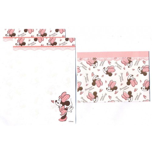 Conjunto de Mini-Papel de Carta Romantic Minnie II Disney