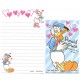 Kit 2 Conjuntos de Mini-Papel de Carta Donald & Daisy Duck Disney