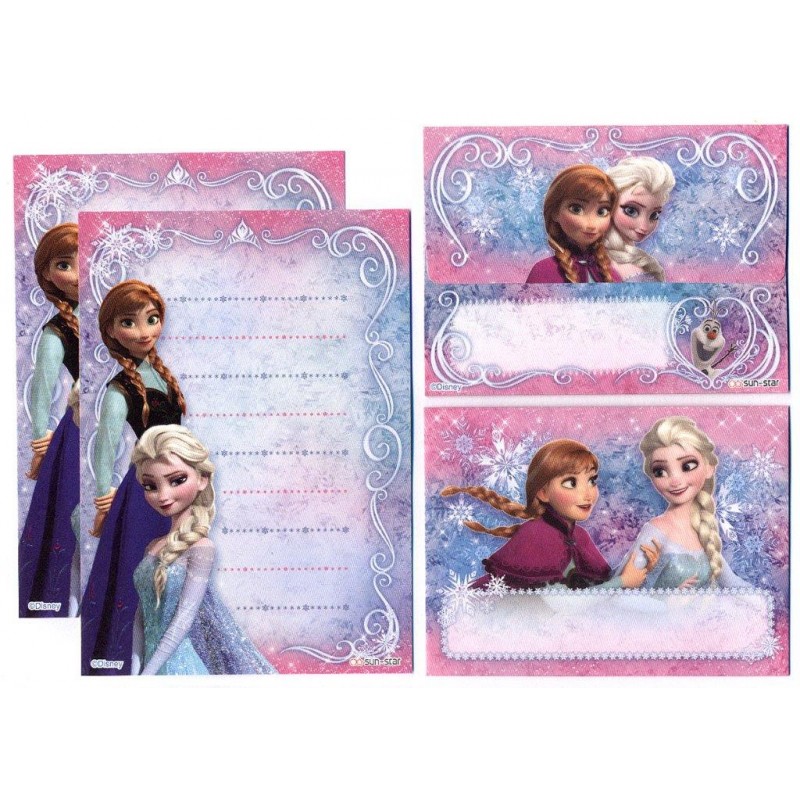 Conjunto de Papel de Carta Pequeno Frozen CRS Disney