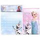 Kit 2 Conjuntos de Papel de Carta Pequeno Frozen Elsa Disney