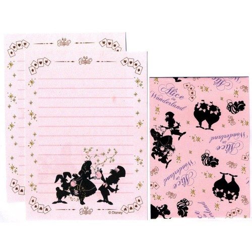 Conjunto de Mini Papel de Carta Alice in Wonderland - Curious II