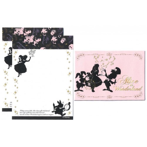 Conjunto de Mini Papel de Carta Alice in Wonderland - Curious