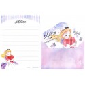 Kit 2 Conjuntos de Mini-Papéis de Carta Alice Looking for Wonderland