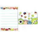 Kit 2 Conjuntos de Mini-Papel de Carta Toy Story Pixar Disney TSUM TSUM
