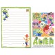 Kit 2 Conjuntos de Mini-Papel de Carta Toy Story ALIEN Pixar Disney