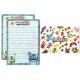 Conjunto de Mini Papel de Carta Pixar Monsters University