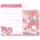 Ano 2014. Kit 2 Conjuntos de Mini-Papel de Carta My Melody So Cute - Sanrio