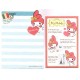 Ano 2013. Kit 2 Conjuntos de Mini-Papel de Carta My Melody Travel - Sanrio