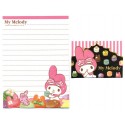 Ano 2014. Kit 2 Conjuntos de Mini-Papel de Carta My Melody Macaron- Sanrio