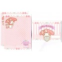 Ano 2013. Conjunto de MINI-Papel de Carta My Melody Sanrio