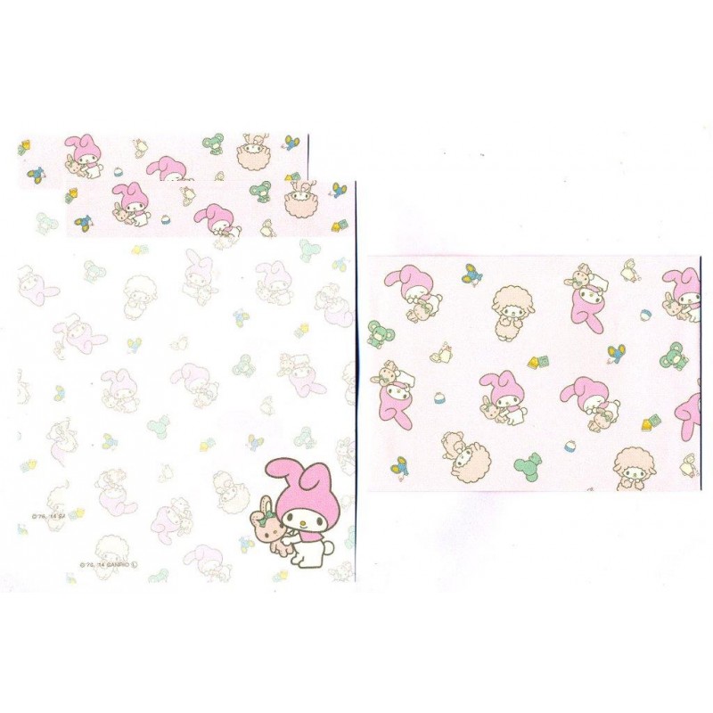 Ano 2014. Conjunto de MINI-Papel de Carta My Melody CRS2 Sanrio