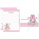 Ano 2013. Conjunto de MINI-Papel de Carta My Melody CRX Sanrio