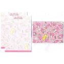 Ano 2013. Conjunto de MINI-Papel de Carta My Melody CRX2 Sanrio