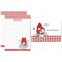 Ano 2013. Conjunto de MINI-Papel de Carta My Melody CVX Sanrio