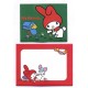 Ano 2008. Kit Mini-Cartão de Mensagem My Melody Sanrio