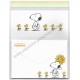 Kit 6 Conjuntos de Papel de Carta SNOOPY Vintage Hallmark Japan