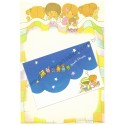 Ano 1976. Conjunto de Papel de Carta Small People Vintage Sanrio