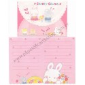 Ano 1990. Conjunto de Papel de Carta Cheery Chums Hi CRS Sanrio